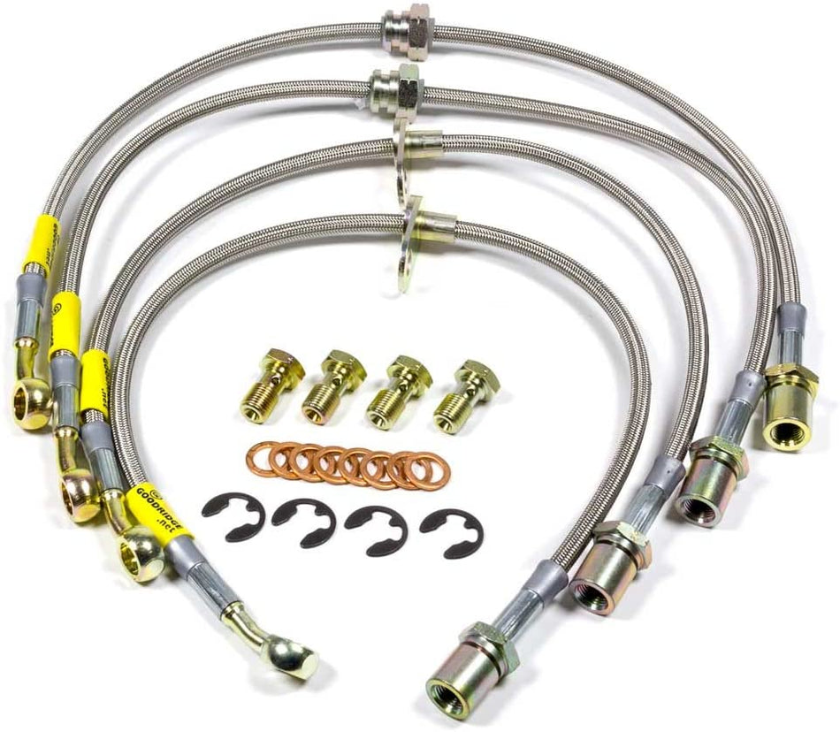 GoodRidge Stainless Steel Brake Lines Front/Rear - Impreza - WRX/STI 02-07