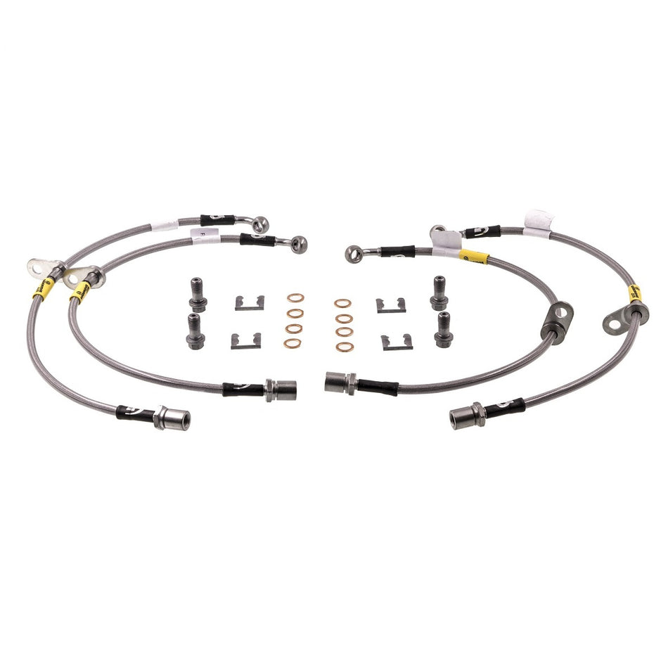 GoodRidge Stainless Steel Brake Lines Front/Rear - 15+ WRX