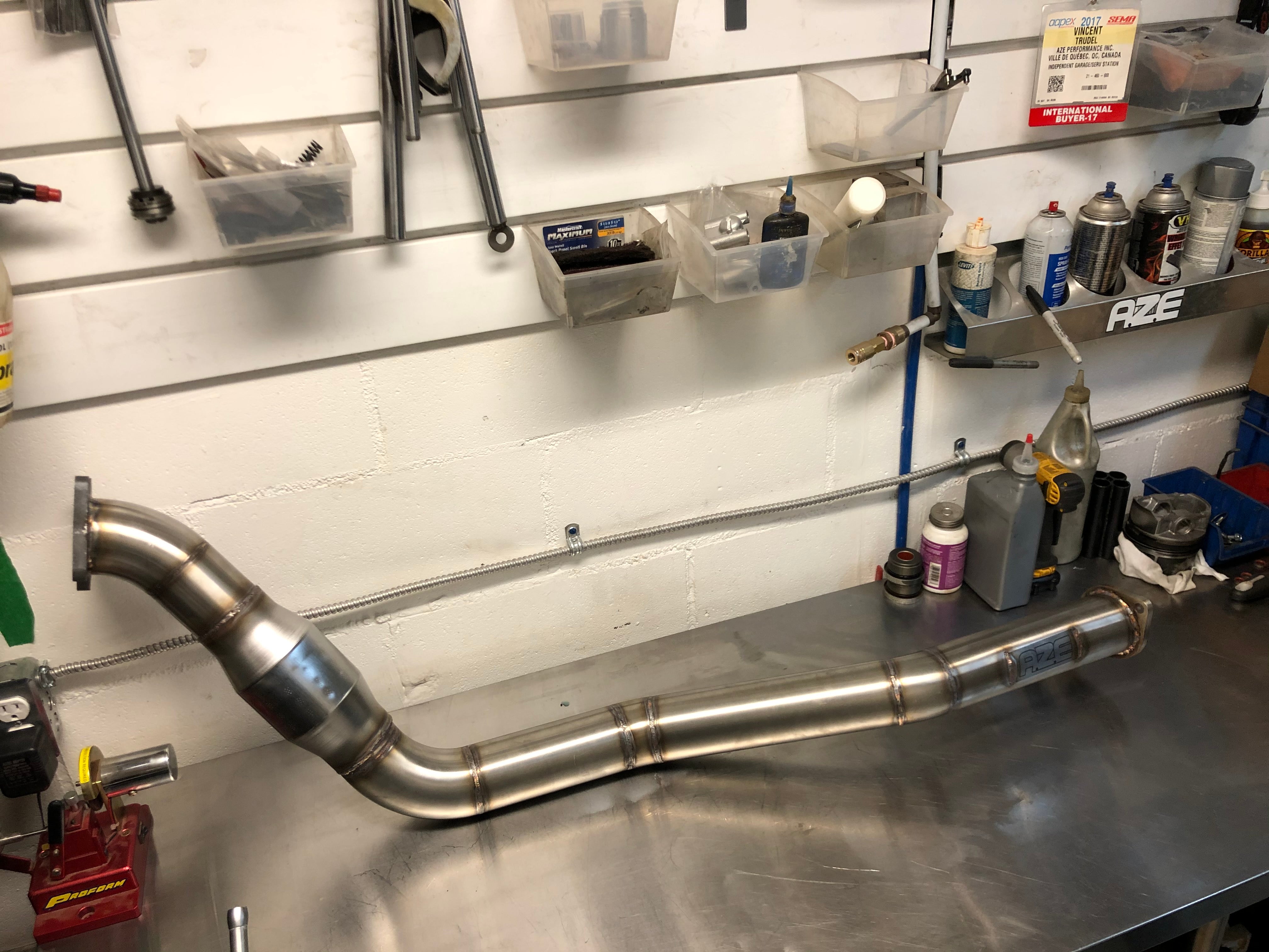 AZE Downpipe - 08/20 Sti & 08/14 Wrx - AZE Performance